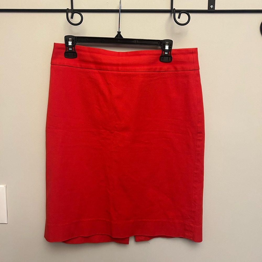 Banana Republic holiday red skirt